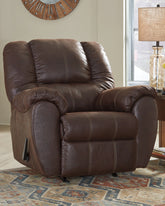 Leasing Furniture - Ashley Furniture - McGann Living Room - Rocker Recliner / Walnut - 1030125