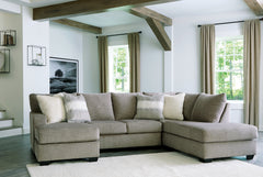 Leasing Furniture - Ashley Furniture - Creswell Sectional - LAF Sofa Chaise / Stone - 1530502