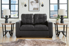 Leasing Furniture - Ashley Furniture - Barlin Mills Living Room - Queen Sofa Sleeper / Carbon - 1700439
