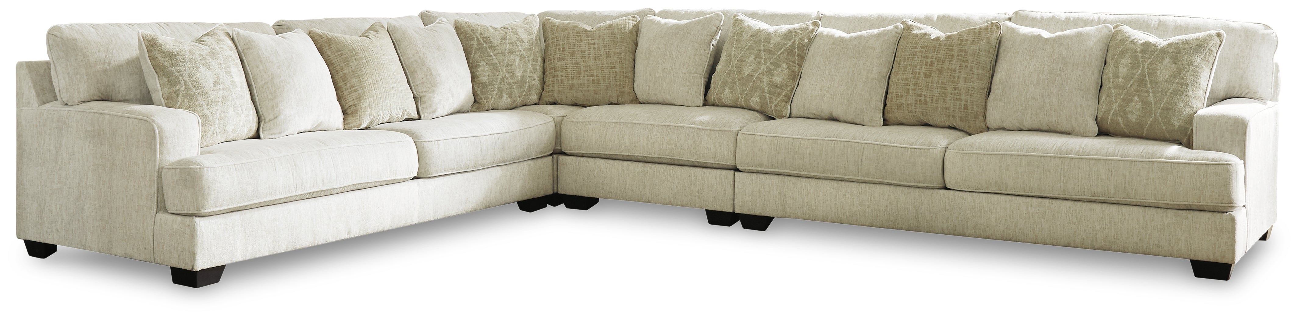 Leasing Furniture - Ashley Furniture - Rawcliffe Sectional - LAF 3-Piece Sectional / Parchment - 19604S1