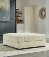 Leasing Furniture - Ashley Furniture - Lindyn Living Room - Oversized Accent Ottoman / Ivory - 2110408