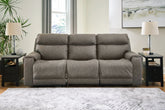 Leasing Furniture - Ashley Furniture - Starbot Sectional - 2-Piece Power Reclining Sectional Loveseat / Fossil - 23501S1