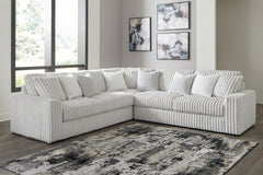 Leasing Furniture - Ashley Furniture - Stupendous Sectional - RAF 2-Piece Sectional with Chaise / Alloy - 25903S6