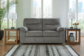 Leasing Furniture - Ashley Furniture - Bindura Living Room - Glider Loveseat / Mineral - 3030578