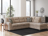 Leasing Furniture - Ashley Furniture - Olten Sectional - LAF 2-Piece Sectional with Chaise / Mocha - 31304S2