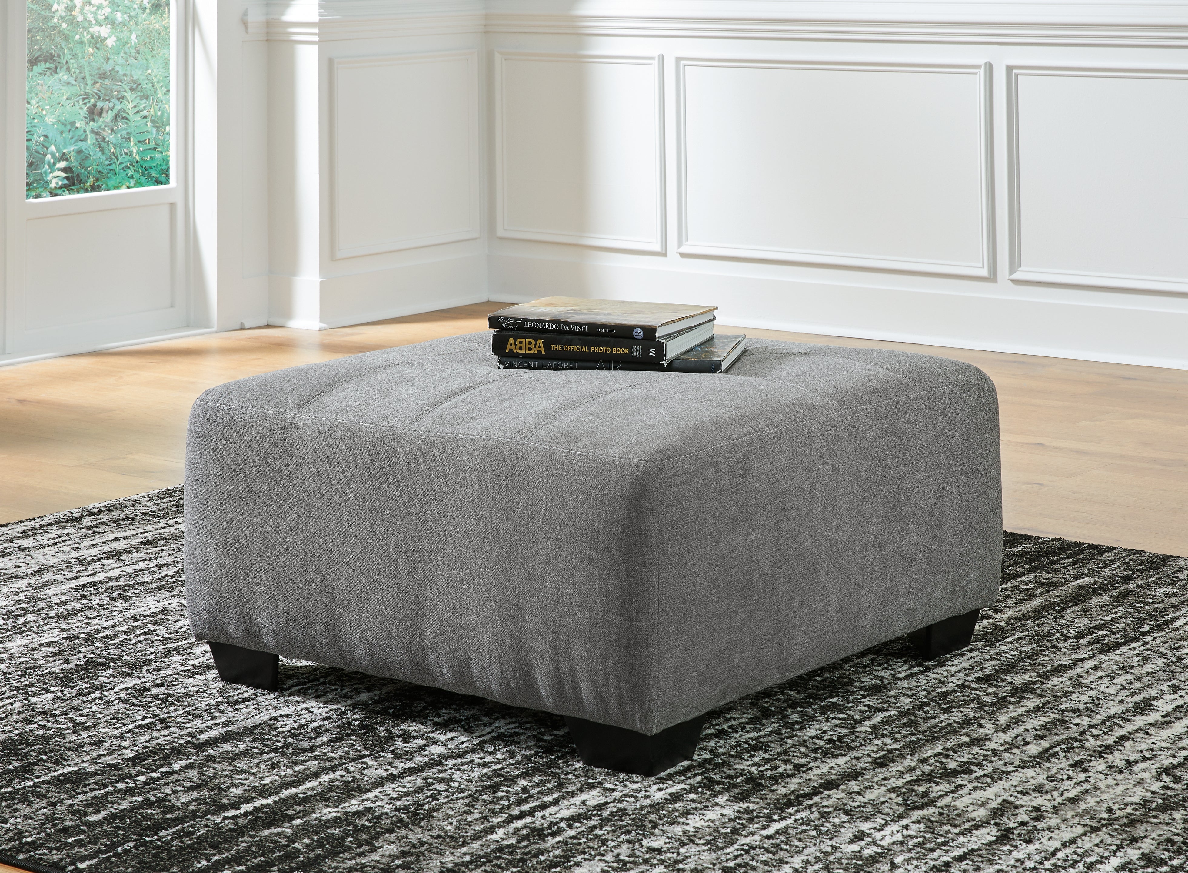 Leasing Furniture - Ashley Furniture - Birkdale Court Living Room - Oversized Accent Ottoman / Gray - 3240208