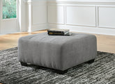 Leasing Furniture - Ashley Furniture - Birkdale Court Living Room - Oversized Accent Ottoman / Gray - 3240208