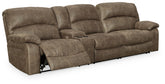 Leasing Furniture - Ashley Furniture - Segburg Sectional - 2-Piece Power Reclining Sectional Sofa / Driftwood - 34303S1