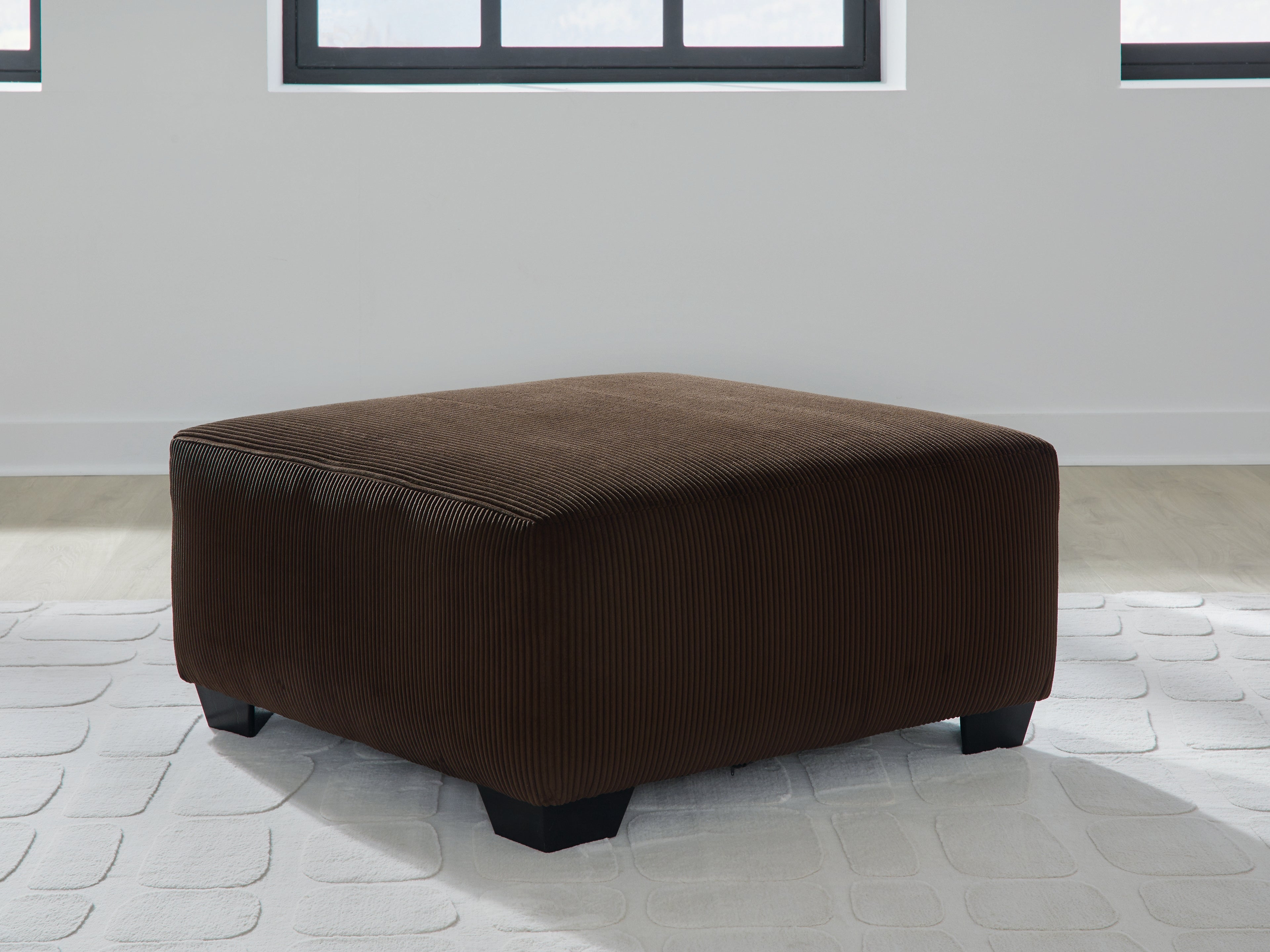 Leasing Furniture - Ashley Furniture - Kimlee Living Room - Oversized Accent Ottoman / Chocolate - PC3560308