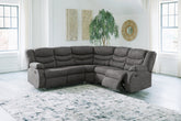 Leasing Furniture - Ashley Furniture - Partymate Sectional - 2-Piece Reclining Sectional / Slate - 36903S2