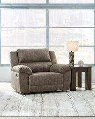 Leasing Furniture - Ashley Furniture - Laresview Living Room - DBL Rec Loveseat w/Console / Fossil - 3720394