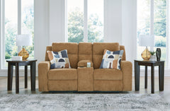 Leasing Furniture - Ashley Furniture - Kanlow Living Room - Rocker Recliner / Honey - 3860525