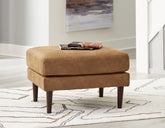 Leasing Furniture - Ashley Furniture - Telora Living Room - Sofa / Caramel - 4100238