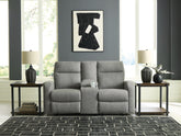 Leasing Furniture - Ashley Furniture - Gauntlet Living Room - Rocker Recliner / Sterling - PC4220425