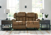 Leasing Furniture - Ashley Furniture - Boothbay Living Room - 2 Seat Reclining Power Sofa / Auburn - 4470447