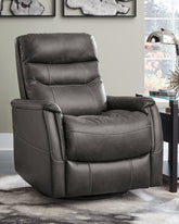 Leasing Furniture - Ashley Furniture - Riptyme Living Room - Swivel Glider Recliner / Quarry - 4640261