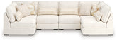 Leasing Furniture - Ashley Furniture - Donelson Creek Sectional - 5-Piece Sectional / Vanilla - 48002S1