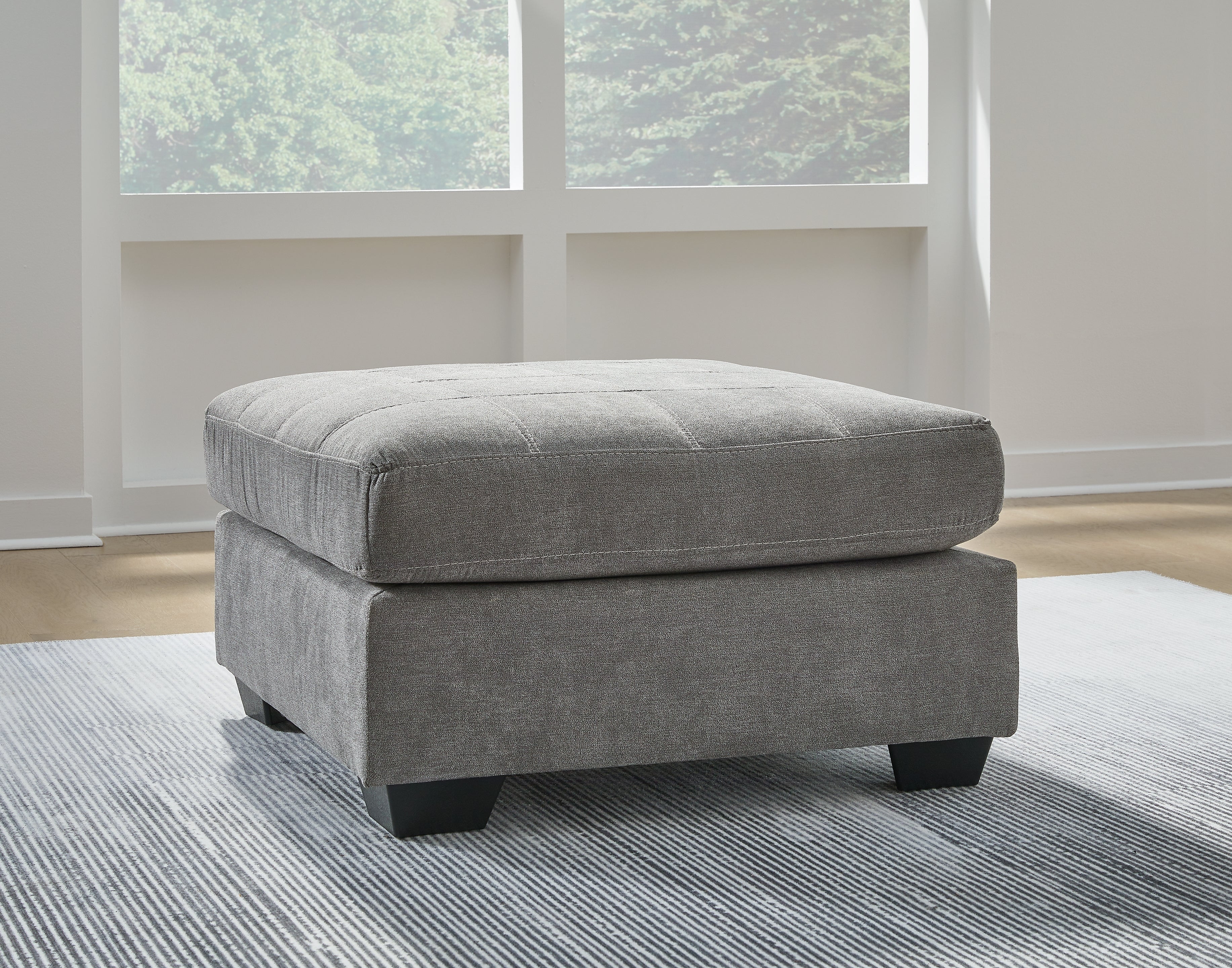 Leasing Furniture - Ashley Furniture - Marleton Living Room - Oversized Accent Ottoman / Gray - 5530508