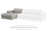 Leasing Furniture - Ashley Furniture - Amiata Sectional - LAF 2-Piece Sectional with Chaise / Glacier - 57404S2