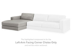 Leasing Furniture - Ashley Furniture - Amiata Sectional - LAF 2-Piece Sectional with Chaise / Glacier - 57404S2