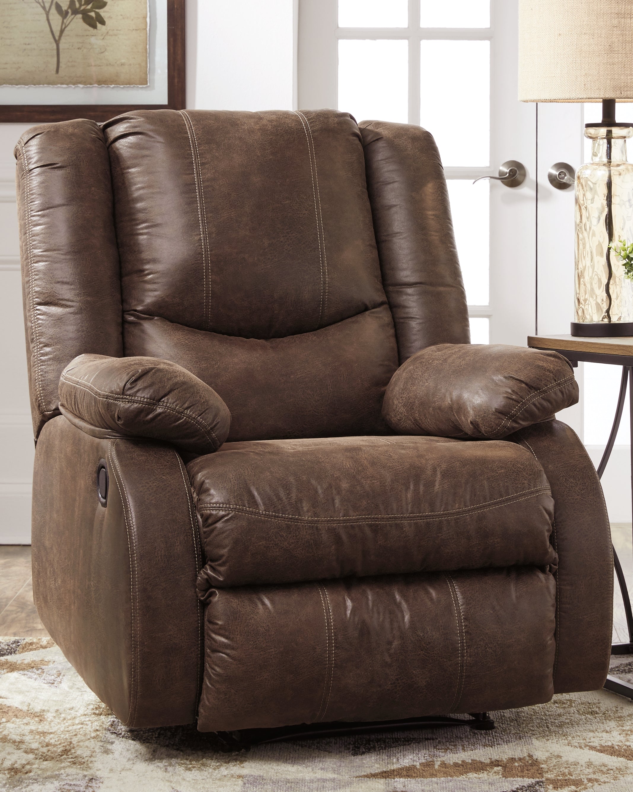 Leasing Furniture - Ashley Furniture - Bladewood Living Room - Zero Wall Recliner / Slate - 6030629