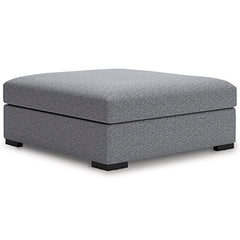 Leasing Furniture - Ashley Furniture - Bealton Living Room - Oversized Accent Ottoman / Salt and Pepper - 6130508