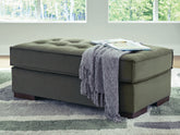 Leasing Furniture - Ashley Furniture - Caspian-Town Living Room - Oversized Accent Ottoman / Olive - PC6170208