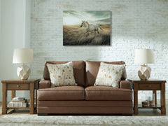 Leasing Furniture - Ashley Furniture - VillaCourt Living Room - Sofa / Caramel - 7490938