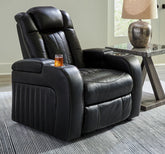Leasing Furniture - Ashley Furniture - Caveman Den Living Room - PWR REC Sofa with ADJ Headrest / Midnight - 9070315