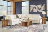 Leasing Furniture - Ashley Furniture - Modmax Sectional - RAF 7-Piece Sectional with Audio Console / Ink - 92121S75