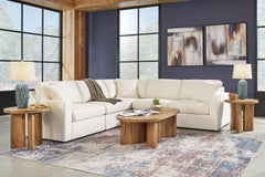 Leasing Furniture - Ashley Furniture - Modmax Sectional - RAF 7-Piece Sectional with Audio Console / Ink - 92121S75
