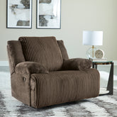 Leasing Furniture - Ashley Furniture - Top Tier Living Room - Rocker Recliner / Chocolate - 9270525