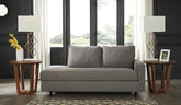 Leasing Furniture - Ashley Furniture - Lyman Living Room - RAF Corner Chaise / Graphite - 9330317