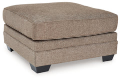 Leasing Furniture - Ashley Furniture - Cannonbrook Living Room - Oversized Accent Ottoman / Nutmeg - 9820108