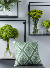 Leasing Furniture - Ashley Furniture - Bellvale Pillows - Pillow / Green/White - A1001028P