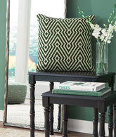 Leasing Furniture - Ashley Furniture - Digover Pillows - Pillow / Green/Ivory - A1001036P