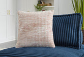Leasing Furniture - Ashley Furniture - Nashlin Pillows - Pillow / White/Rust - A1001038P