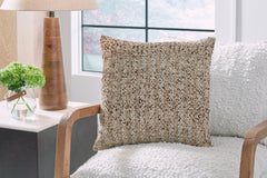 Leasing Furniture - Ashley Furniture - Vorlane Pillows - Pillow / Tan/Brown/White - A1001046P