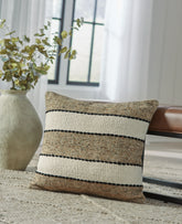Leasing Furniture - Ashley Furniture - Rueford Pillows - Pillow / Brown/Black/Natural - A1001063P