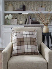Leasing Furniture - Ashley Furniture - Godricton Pillows - Pillow (4/CS) / Brown/Black/Cream - A1001103