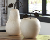 Leasing Furniture - Ashley Furniture - Bidelia Sculpture - Sculpture Set (Set of 2) / Antique White - A2000381