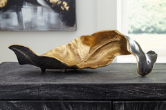 Leasing Furniture - Ashley Furniture - Melinda Sculpture - Sculpture / Black/Gold Finish - A2000416