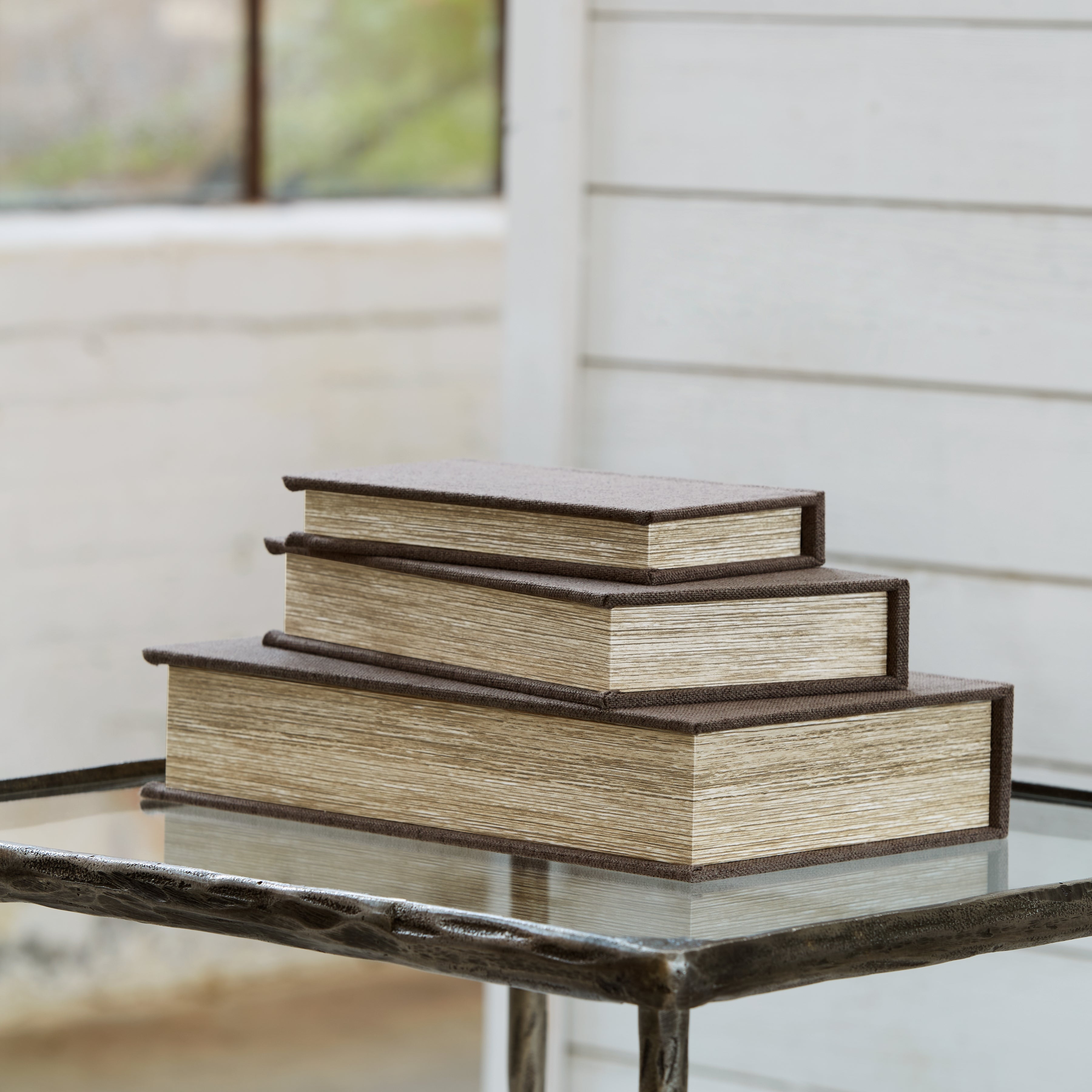 Leasing Furniture - Ashley Furniture - Jolina Box (Set of 3) - Box Set (3/CN) / Brown - A2000488