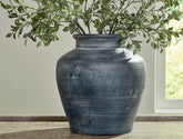 Leasing Furniture - Ashley Furniture - Meadie Vase - Vase / Distressed White - A2000788