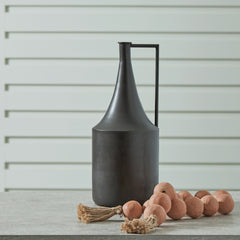 Leasing Furniture - Ashley Furniture - Zainforth Vase - Vase / Distressed Brown - A2000694