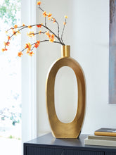 Leasing Furniture - Ashley Furniture - Lawtonville Vase - Vase / Antique Gold Finish - A2000752