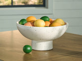 Leasing Furniture - Ashley Furniture - Dallinworth Bowl - Bowl / White/Black - A2000833