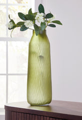 Leasing Furniture - Ashley Furniture - Scottyard Vase - Vase / Olive Green - A2900009