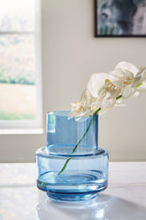 Leasing Furniture - Ashley Furniture - Bealen Vase - Vase / Dark Blue - A2900012