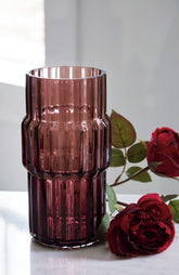 Leasing Furniture - Ashley Furniture - Dorlow Vase - Vase (2/CS) / Mauve - A2900024